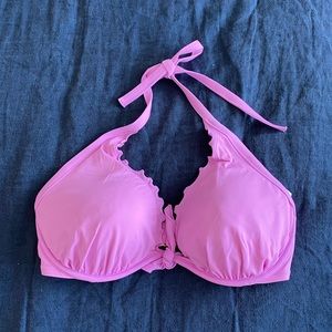 Victoria’s Secret Ruffle Halter Bikini Top